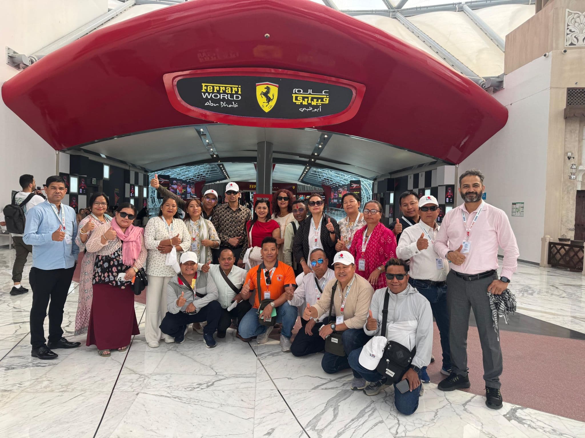 Corporate incentive group outing